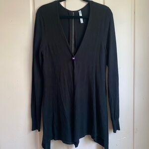 Fabletics Black Women's Cardigan with silver hardware